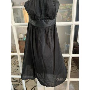 Gap Little Black Strapless Dress Size 0 Classic Silk And Cotton Blend GORGEOUS